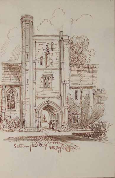 The Gateway of the Hospital of St Cross, Winchester